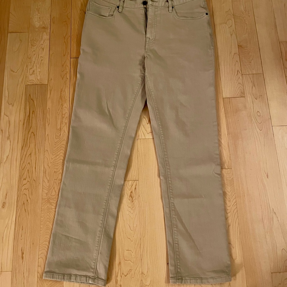 Size 34, inseam size 32, desert khaki, Roark pants,